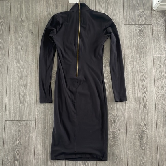 Naked Wardrobe mock neck midi dress - Picture 3 of 4